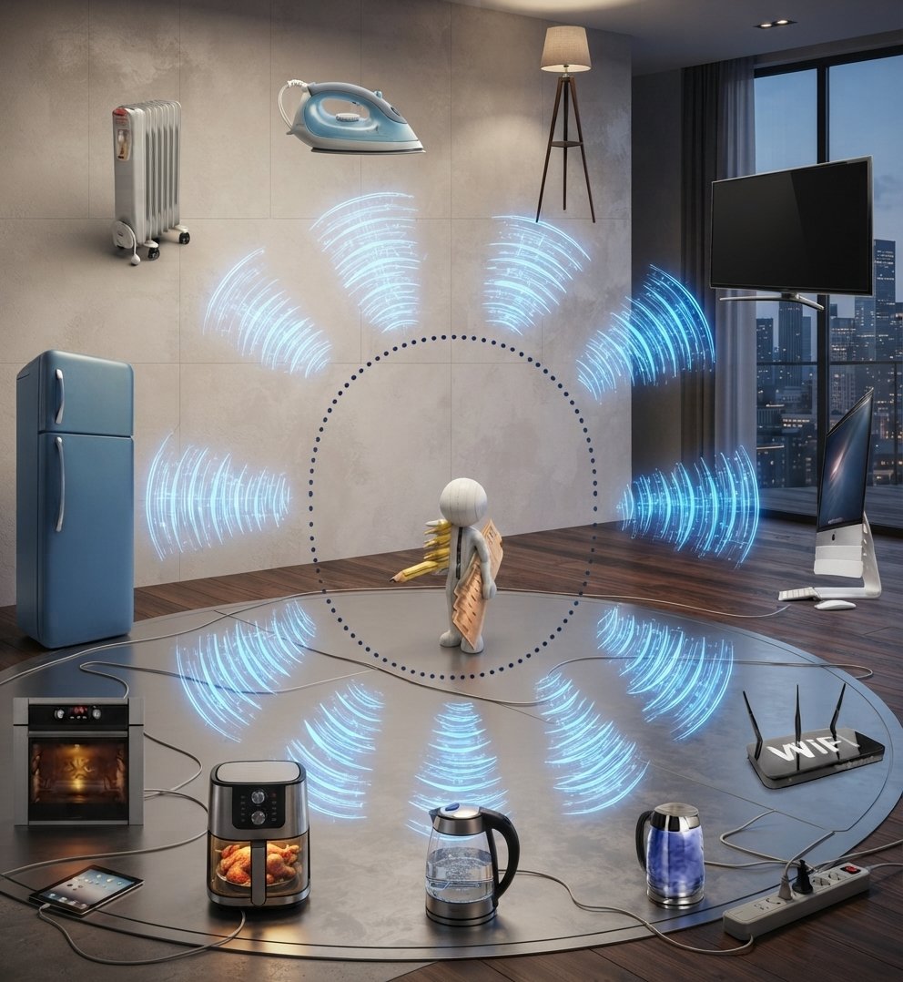 Elektromagnitne vyprominyuvannya pobutovyh pryladiv