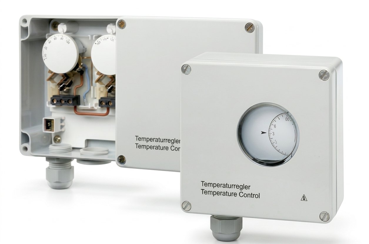 Уличный терморегулятор Eberle DTR-E 3102, FTR-E 3121 инструкция, подключение 1 DTR E 3102 FTR E 3121 1