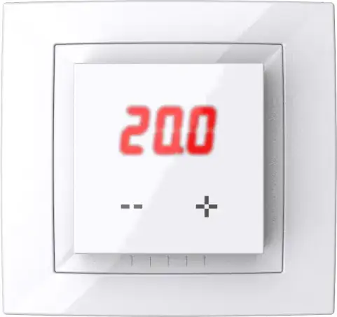 Електричний терморегулятор FX100 (terneo S, ET 43) Schneider 2 Терморегулятор FX100 у рамці Schneider Unica